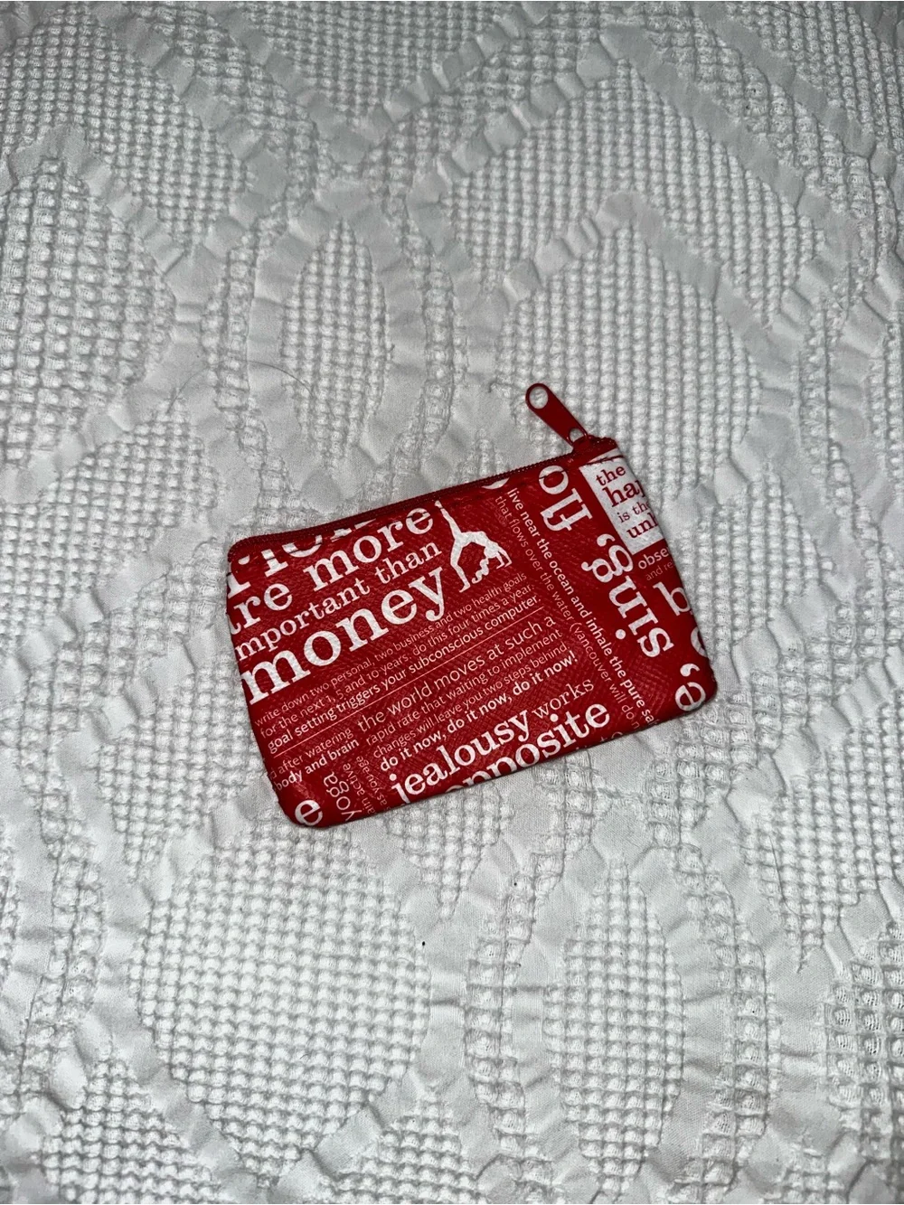 Lululemon Red Coin Purse